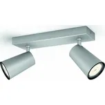 Philips 50572/48/PN Paisley spot 2xGU10 hliník