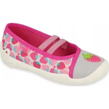 Dívčí bačkory Befado dětské papuče s gumou Vícebarevné, velikost 25