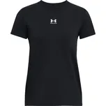 Dámské tričko s krátkým rukávem Under Armour RIVAL CORE SS TEE W černé 1383648-001 - XXL | UK 10,5 | US 11,5