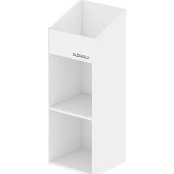 Příslušenství pro gramofon Glorious Record Rack 330 Nábytek pro LP desky White