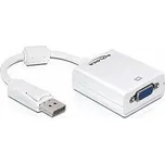 DeLOCK 61766 Adaptér DisplayPort na VGA, bílý