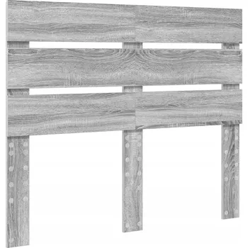 Čelo postele Šedá Sonoma 120 cm Materiál dřevotříska