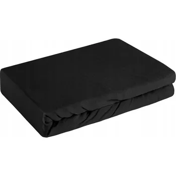 Prostěradlo Prostěradlo jersey s gumou 140x200 černé na vysokou matrace 30 cm