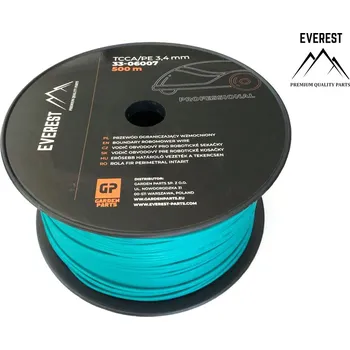 UNIVERZÁLNÍ ZESÍLENÝ VODIČ OBVODOVÝ PRO ROBOTICKÉ SEKAČKY TCCA/PE 3,4mm 500m EVEREST