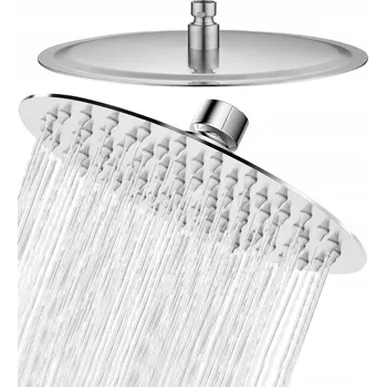 Sprchová hlavice Dešťová hlavice Maibang kulatá 30 cm ocelová chromová 155 trysek