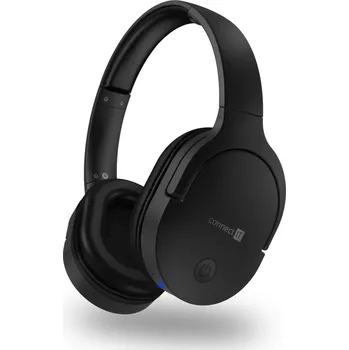 Sluchátka Connect IT SuperSonic bezdrátová náhlavní sluchátka – černá Connect IT SuperSonic (CHP-0500-BK) jsou lehká bezdrátová náhlavní sluchátka s Bluetooth 5.0, sklápěcími mušlemi a výdrží až 20 hodin na je