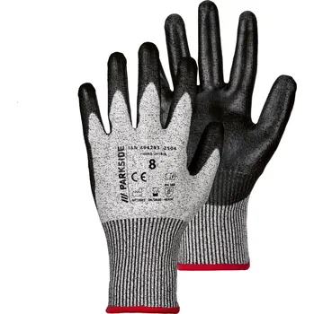 Pracovní rukavice PARKSIDE® Protiřezné rukavice, Neprořezné rukavice, Rukavice proti proříznutí (8)