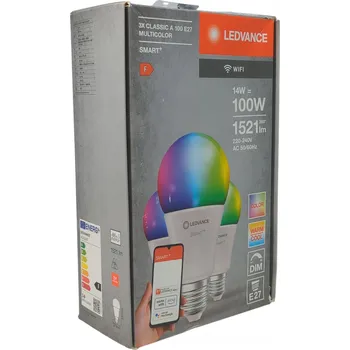Žárovka 3x Chytrá žárovka SMART+ WiFi CLA 14W RGBW FR E27 LEDVANCE