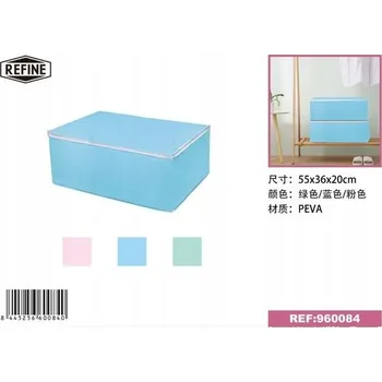 Úložný box Taška na povlečení PEVA Modrá 55x36x20cm