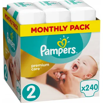 jednorázová plena Plenky Pampers Premium Care Velikost 2 240 ks