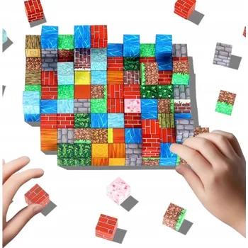 ostatní stavebnice MAGNETICKÉ STAVEBNICE MINECRAFT - 300 DÍLKŮ