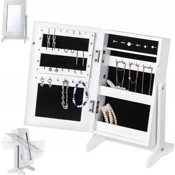 Toaletní stolek Toaletní Stolek Kadax bílý matný 21 x 35 x 15 cm