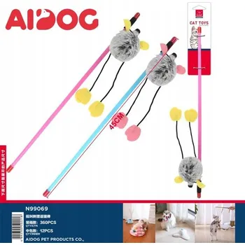 Hračka pro kočku Rybářský prut AIDOG pro kočky Hračka na HRAČKA prut pro kočky na PRO KOČKY