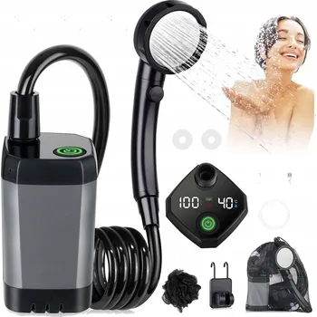 INTELIGENTNÍ CESTOVNÍ ELEKTRICKÁ SPRCHA SPRCHOVÁ HLAVICE 6000mAh