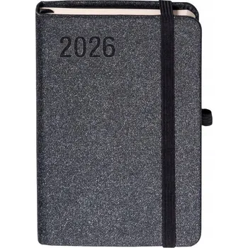 Kalendář Knižní kalendář 2026 A6 Antra černý