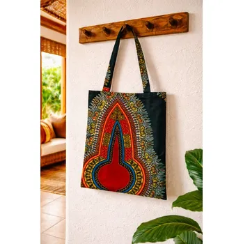 Nákupní taška Látková taška_Dashiki ornament