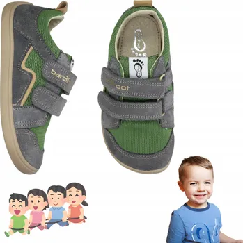 Chlapecké tenisky Boty Tenisky Dětské chlapecké boty 3F BAREFOOT (BOSO) ELF DAKOTA velikost 29