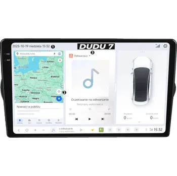 GPS navigace AUTORÁDIO S GPS NAVIGACÍ FIAT TIPO EGEA 2015+ ANDROID QLED 12GB