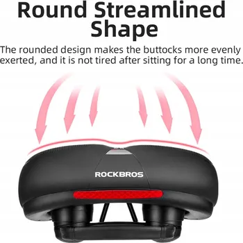 Sedlo na kolo Sedlo Rockbros 4906833740853, délka 220 mm