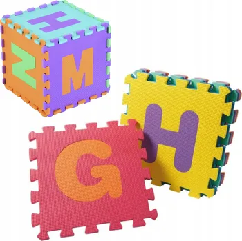 PĚNOVÉ PUZZLE PODLOŽKA EVA 10 KS PÍSMENA CB-101