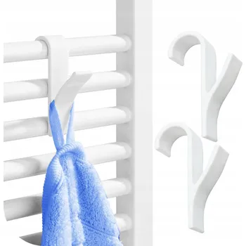 Věšák Háček bez vrtání Maibang bílý