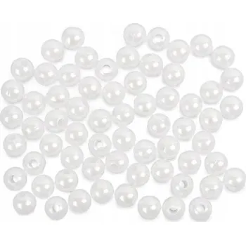 Obraz Korálky 8 mm bílé, fandy