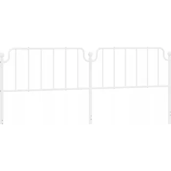 Kovové čelo, bílé, 193 cm