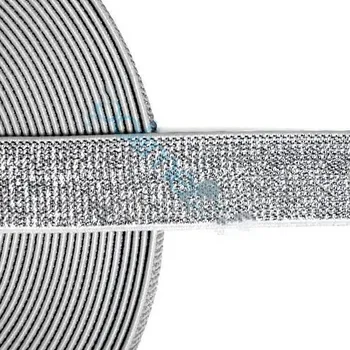 Výtvárné potřeby Pruženka, stříbrná, šíře 3 cm, cena za 1 m