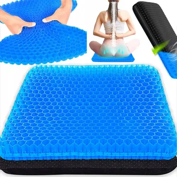 Polštář POLŠTÁŘ ORTOPEDICKÝ POLŠTÁŘ NA SEDĚNÍ PODLOŽKA NA ŽIDLI S POTAHem