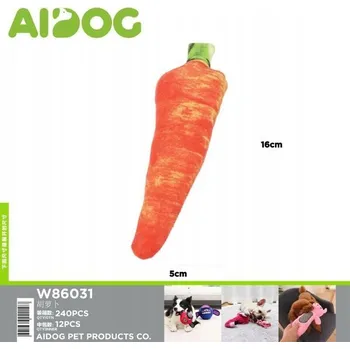 Hračka pro psa Plyšová Mrkev pro zvířata – hračka pro psy
