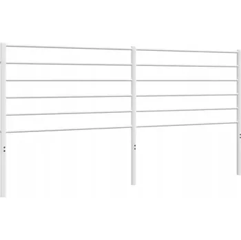 Kovové čelo , bílé, 180 cm