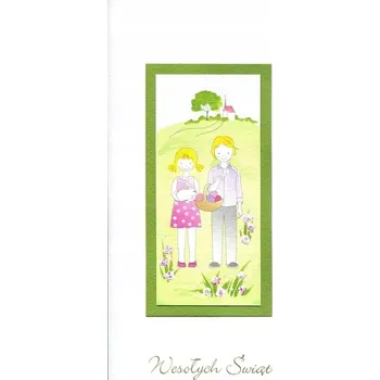 Obraz Velikonoce přání DL W16 - Děti