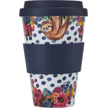 Termohrnek Kitchen Craft, Anglie Kitchen Craft - Cestovní hrnek Wild At Heart Sloth - 370 ml