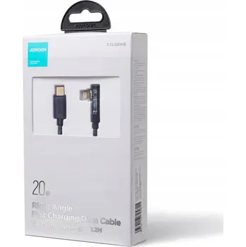 Datový kabel ÚHLOVÝ KABEL PRO IPHONE USB-C - LIGHTNING 20W 1.2M MODRÝ