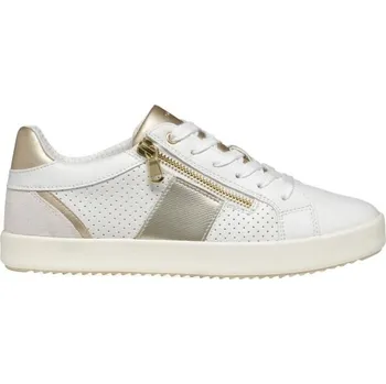 Dámské tenisky Dámská volnočasová obuv Geox D BLOMIEE E 39 Bílá, Zlatá, Stříbrná