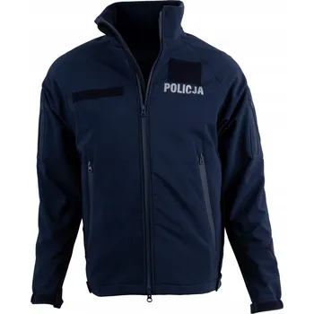 Pánská softshellová bunda Softshellová bunda policie ochranná voděodolná s Velcro panely a zipy XXL 2XL