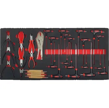 Sada nářadí SADA NÁŘADÍ 258 ks - VLOŽKA S NÁŘADÍM DO DÍLENSKÉHO VOZÍKU / VYBAVENÍ