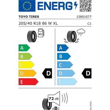 Letní osobní pneu Letní pneumatika Toyo PXR8R 205/40 R18 86 W zesílená (XL)