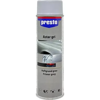 Barva ve spreji Presto Akrylátový Základní Lak Šedý Základní Nátěr ve Spreji 500ML
