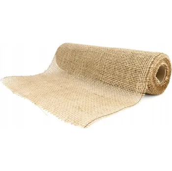 Stuha Jutová stuha / jutová páska, 5 m x 30 cm, hnědá