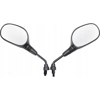 Zrcátko pro motocykl Zrcátka M10 YM-680 ČERNÁ KRÁTKÁ SADA.