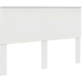 Čelo postele s čelo Lesklá Bílá 150 cm Kompozitní dřevo