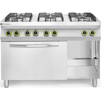 Sporák Plynový sporák Hendi 226452, 6 hořáků, 25500 W