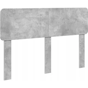 Čelo postele s čelo Betonově šedá 160 cm Kompozitní dřevo