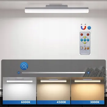 Nástěnné svítidlo BEZDRÁTOVÉ LED OSVĚTLENÍ nástěnné MAGNETICKÉ SVÍTIDLO S DÁLKOVÝM OVLADAČEM