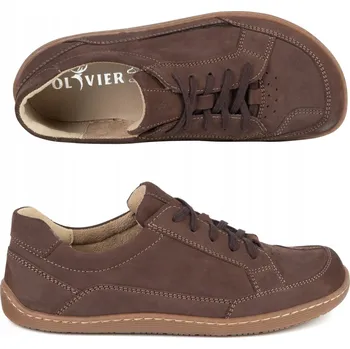 Dámské tenisky BAREFOOT Dámské minimalistické kožené tenisky 1282 hnědé, velikost 39