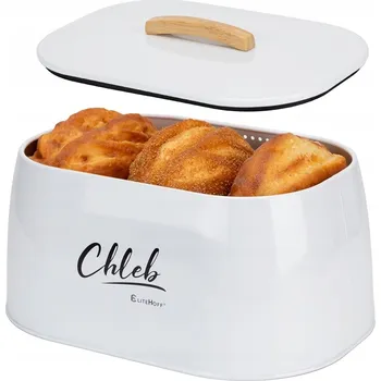 chlebník Chlebník jednodílný Elitehoff bílý kovový