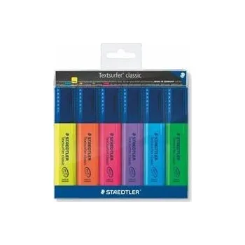 Kancelářské potřeby STAEDTLER Zvýrazňovač "Textsurfer classic 364", sada, 6 barev, 1-5 mm