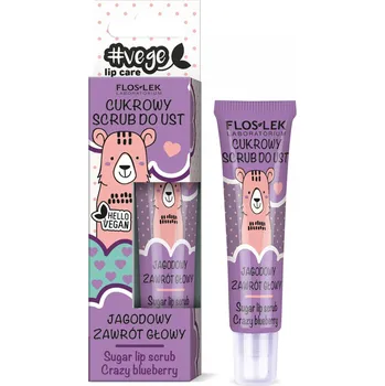 Péče o rty Peeling na rty Flos-Lek Vege Lip Care 14 ml hydratační a regenerační