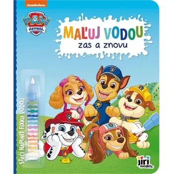 omalovánky Maluj vodou znovu a znovu – Tlapková patrola